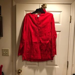 Red tunic top - CITY DKNY